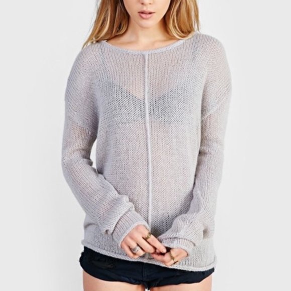 One Teaspoon Sweaters - One Teaspoon Grey Sweater Pullover x Urban Outfitters